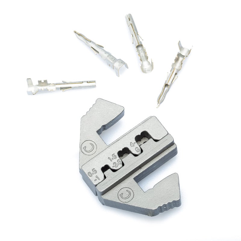 Wirefy Open Barrel Terminal Die 20-10 AWG | Replacement Die for Wirefy Crimping Tool | Compatible with OEM, Molex, Delphi, AMP, Deutsch Terminals - Image 1